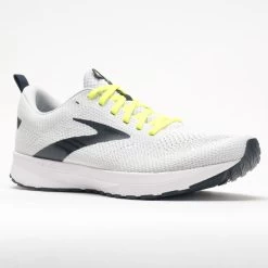 Brooks Revel 5 Men's White/Oyster/india Ink 12 Brooks Revel 5 Men's White/Oyster/india Ink -Sports Brooks 047258 5
