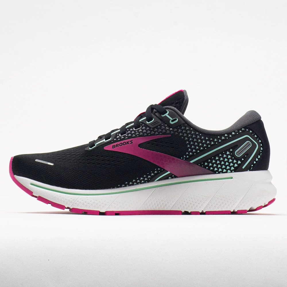 Brooks Ghost 14 Women's Black/Pink/Yucca 4 Brooks Ghost 14 Women's Black/Pink/Yucca - Image 2