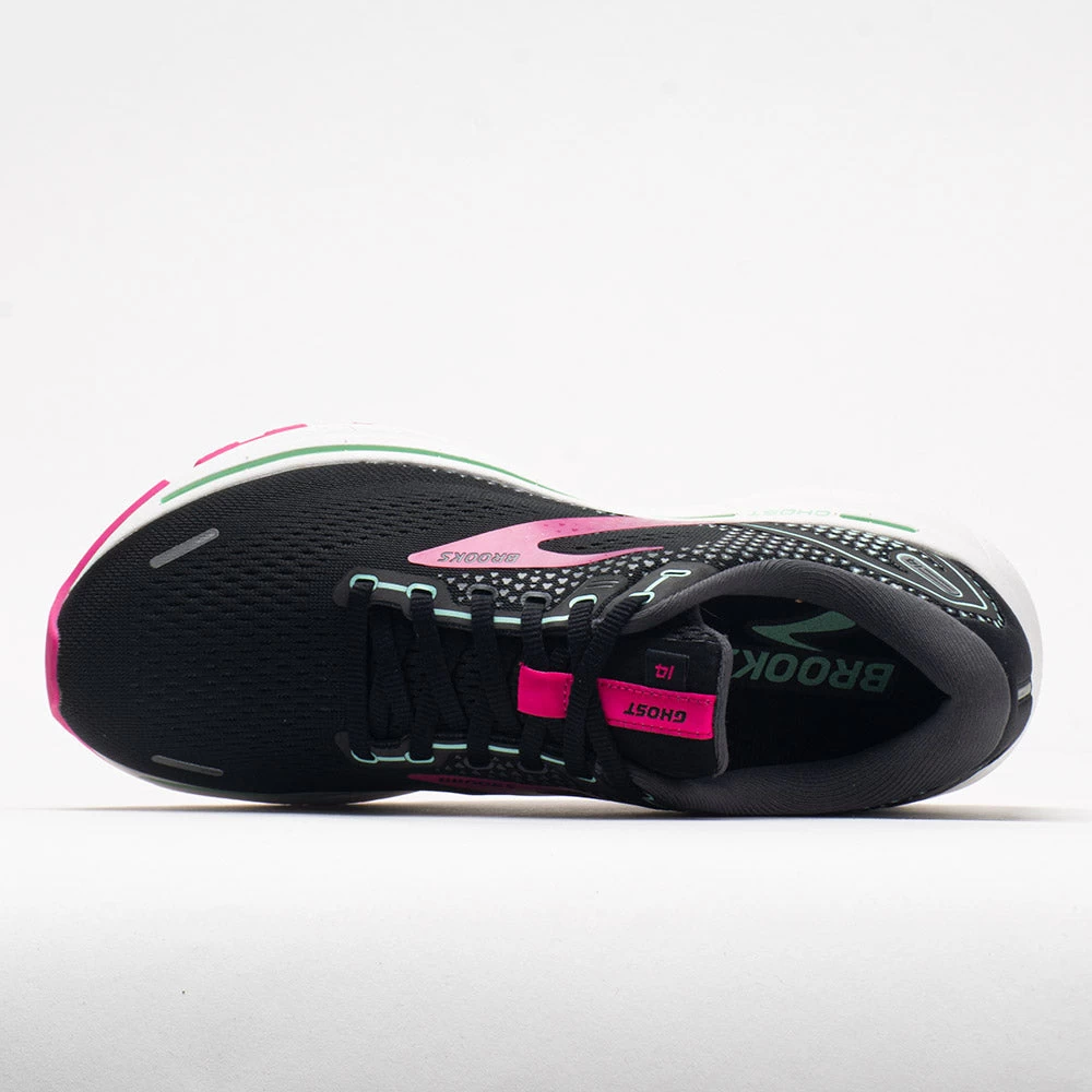 Brooks Ghost 14 Women's Black/Pink/Yucca 5 Brooks Ghost 14 Women's Black/Pink/Yucca - Image 3