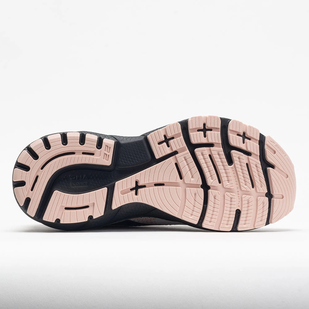 Brooks Adrenaline GTS 22 Women's Gray/Rose/Black 6 Brooks Adrenaline GTS 22 Women's Gray/Rose/Black - Image 4