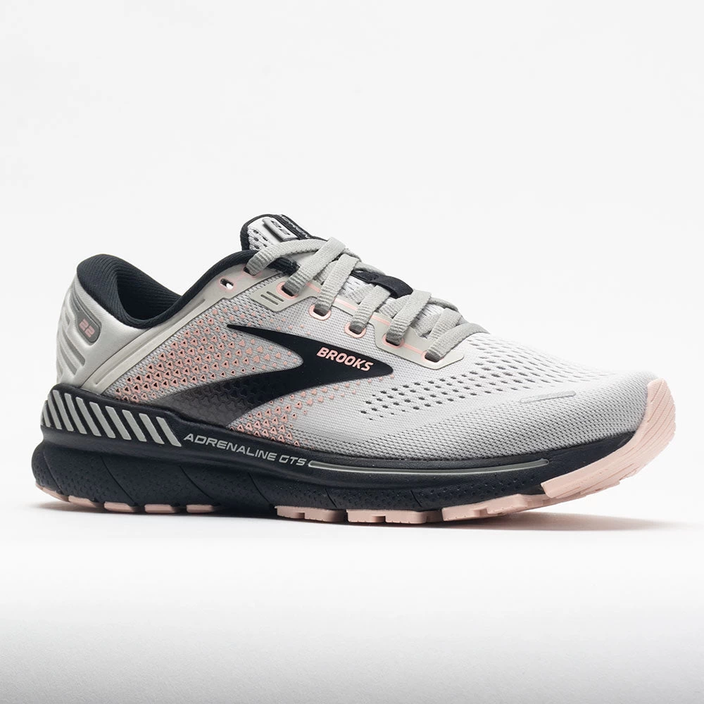 Brooks Adrenaline GTS 22 Women's Gray/Rose/Black 7 Brooks Adrenaline GTS 22 Women's Gray/Rose/Black - Image 5