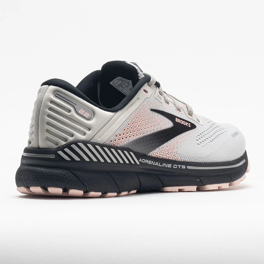 Brooks Adrenaline GTS 22 Women's Gray/Rose/Black 8 Brooks Adrenaline GTS 22 Women's Gray/Rose/Black - Image 6