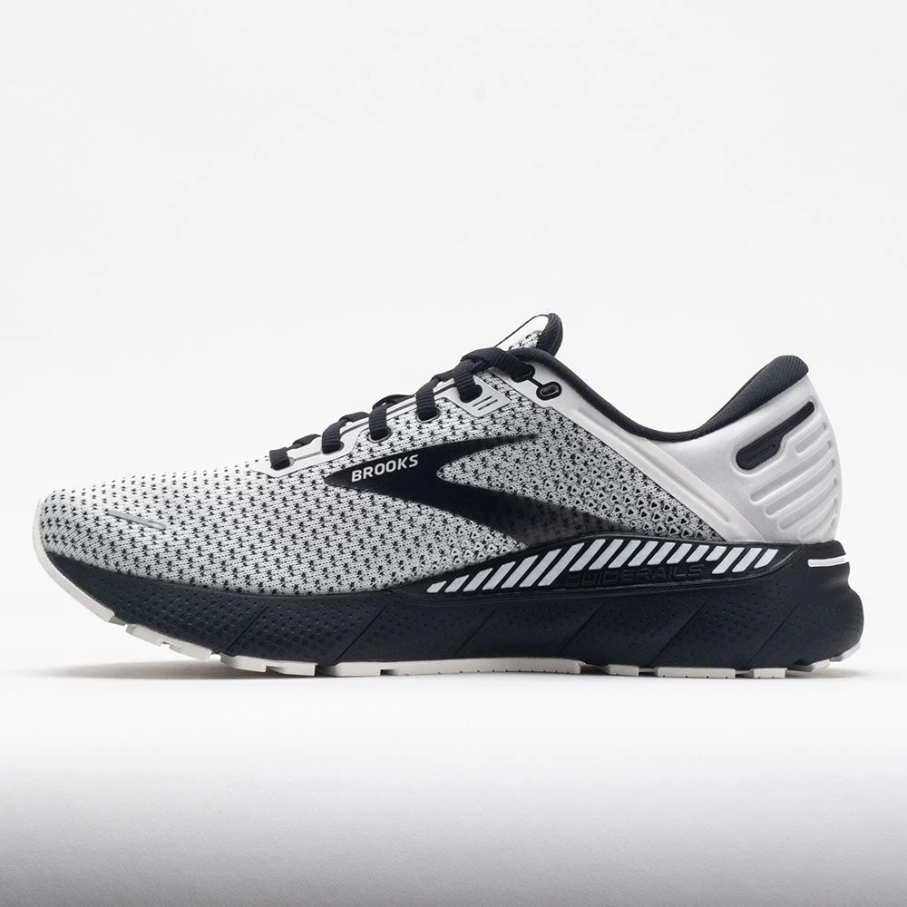 Brooks Adrenaline GTS 22 Men's White/Grey/Black 4 Brooks Adrenaline GTS 22 Men's White/Grey/Black - Image 2