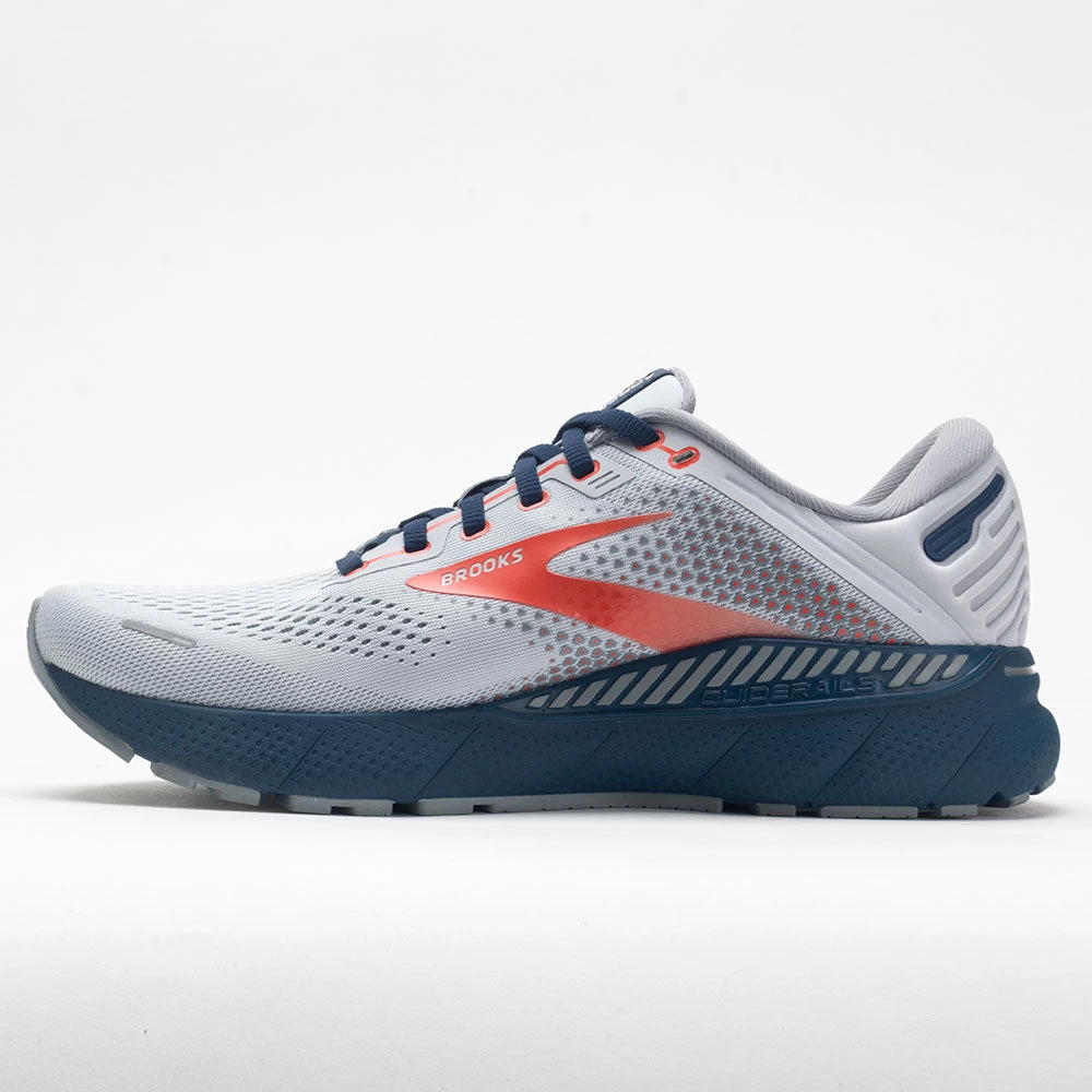 Brooks Adrenaline GTS 22 Men's Arctic/Red/Titan 4 Brooks Adrenaline GTS 22 Men's Arctic/Red/Titan - Image 2