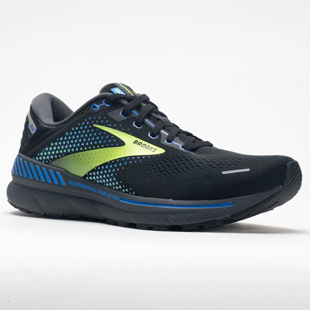 Brooks Adrenaline GTS 22 Men's Black/Blue/Nightlife 7 Brooks Adrenaline GTS 22 Men's Black/Blue/Nightlife - Image 5