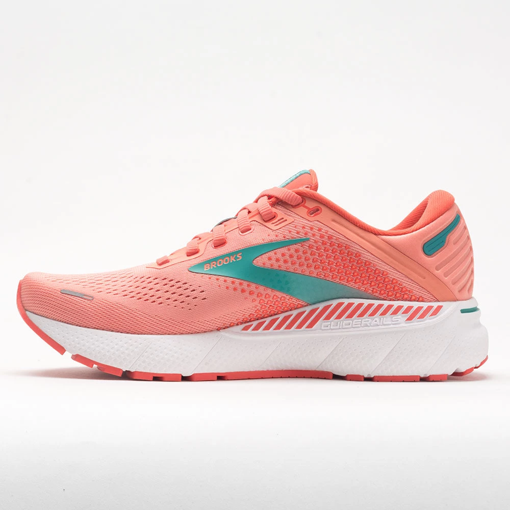 Brooks Adrenaline GTS 22 Women's Coral/Latigo Bay/White 4 Brooks Adrenaline GTS 22 Women's Coral/Latigo Bay/White - Image 2