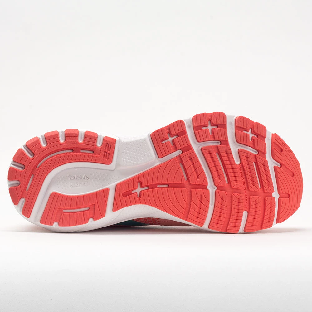 Brooks Adrenaline GTS 22 Women's Coral/Latigo Bay/White 6 Brooks Adrenaline GTS 22 Women's Coral/Latigo Bay/White - Image 4