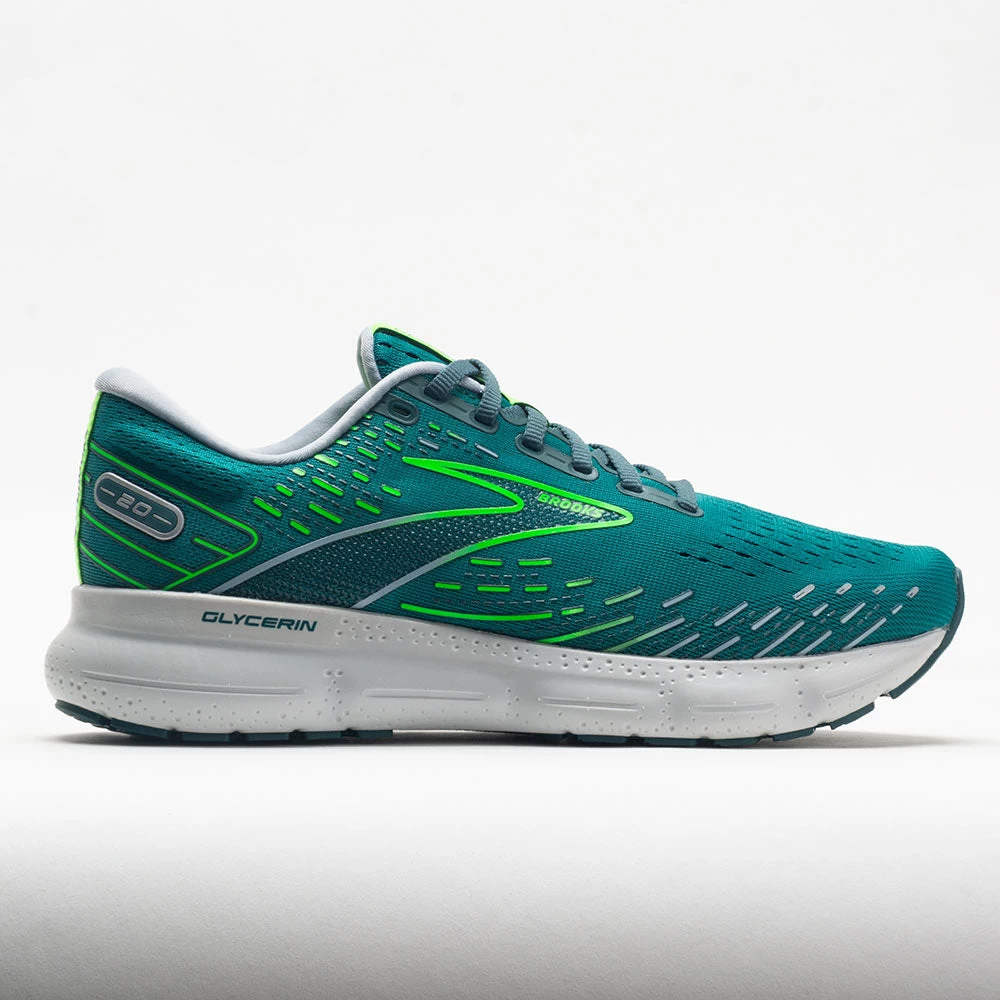 Brooks Glycerin 20 Men's Kayaking/Heron/Green Gecko 3 Brooks Glycerin 20 Men's Kayaking/Heron/Green Gecko