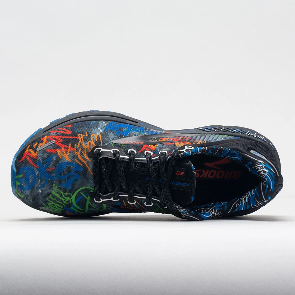 Brooks Adrenaline GTS 22 Men's Tag Pack Black/Blue/Cherry Tomato 5 Brooks Adrenaline GTS 22 Men's Tag Pack Black/Blue/Cherry Tomato - Image 3