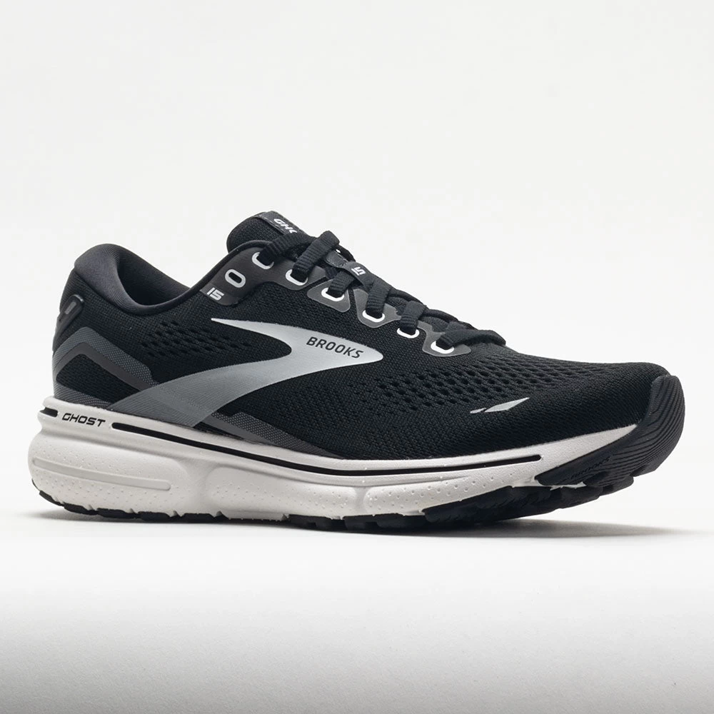 Brooks Ghost 15 Men's Black/Blackened Pearl/White 7 Brooks Ghost 15 Men's Black/Blackened Pearl/White - Image 5