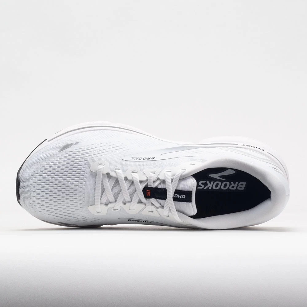 Brooks Ghost 15 Men's White/Black/Flame 5 Brooks Ghost 15 Men's White/Black/Flame - Image 3