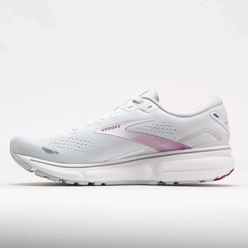 Brooks Ghost 15 Women's White/Oyster/Viola 4 Brooks Ghost 15 Women's White/Oyster/Viola - Image 2