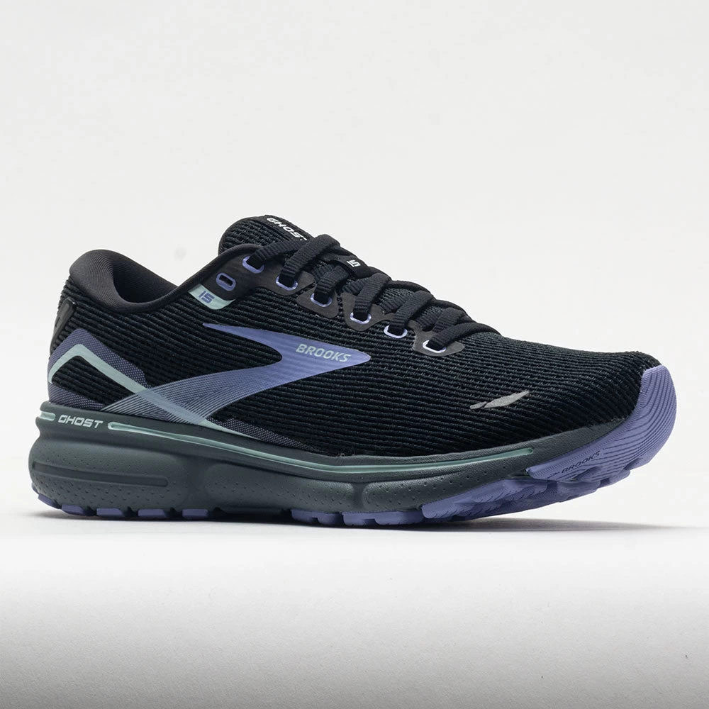 Brooks Ghost 15 Women's Black/Jacaranda/Salt 7 Brooks Ghost 15 Women's Black/Jacaranda/Salt - Image 5