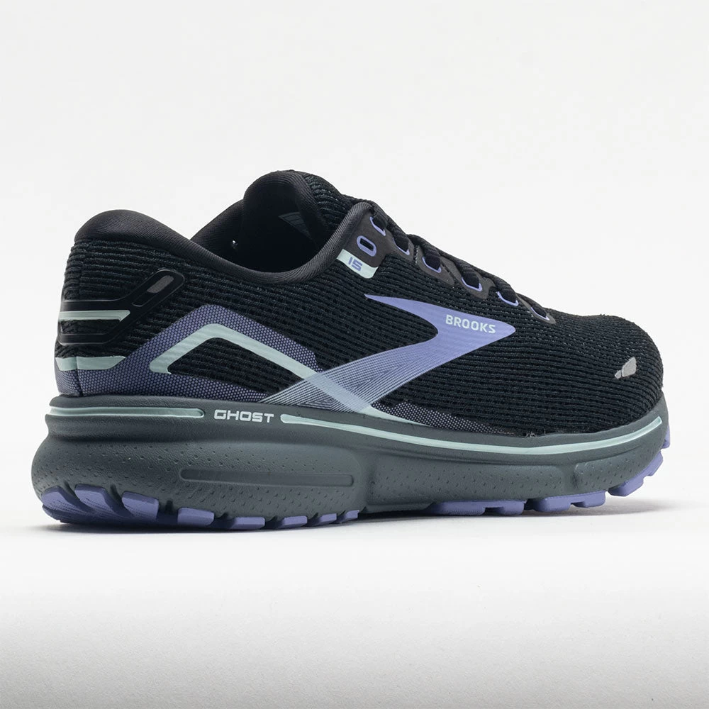 Brooks Ghost 15 Women's Black/Jacaranda/Salt 8 Brooks Ghost 15 Women's Black/Jacaranda/Salt - Image 6