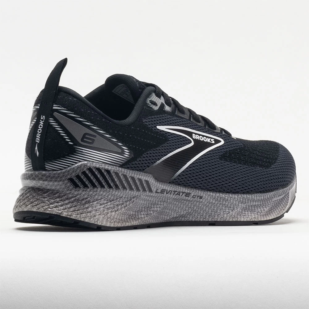 Brooks Levitate GTS 6 Women's Black/Blackened Pearl/White 8 Brooks Levitate GTS 6 Women's Black/Blackened Pearl/White - Image 6