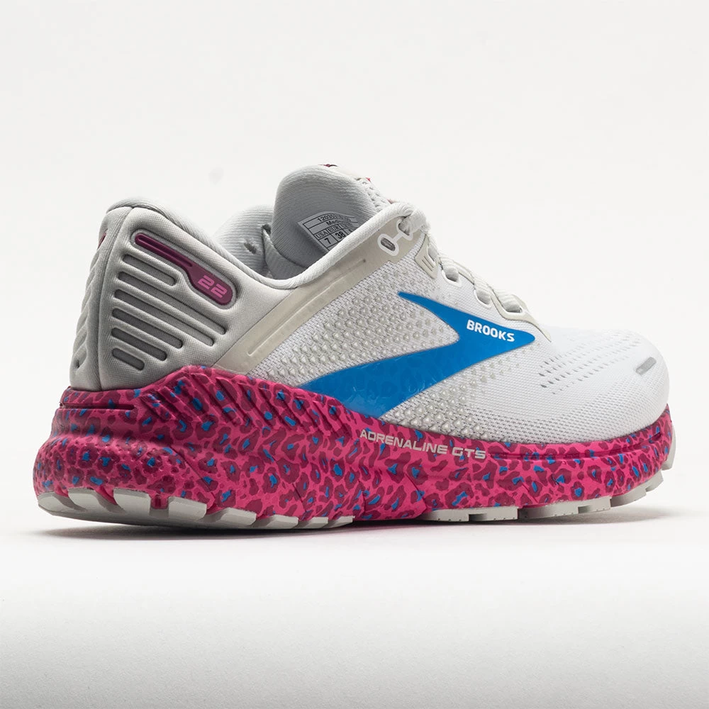 Brooks Adrenaline GTS 22 Women's White/Oyster/Brilliant 8 Brooks Adrenaline GTS 22 Women's White/Oyster/Brilliant - Image 6