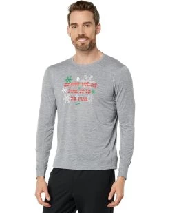 Brooks Run Merry Distance Graphic Long Sleeve